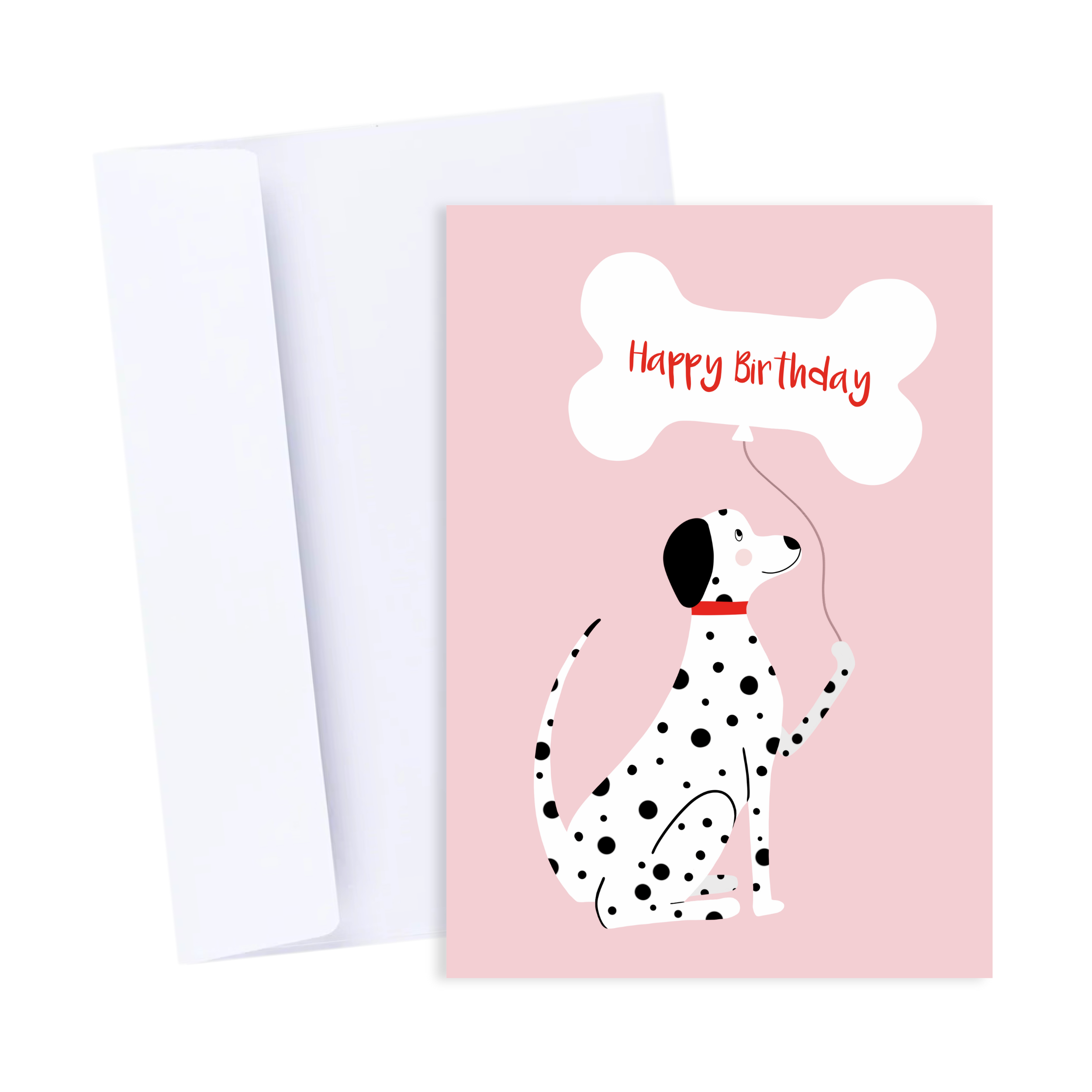 Dalmatian Happy Birthday Card