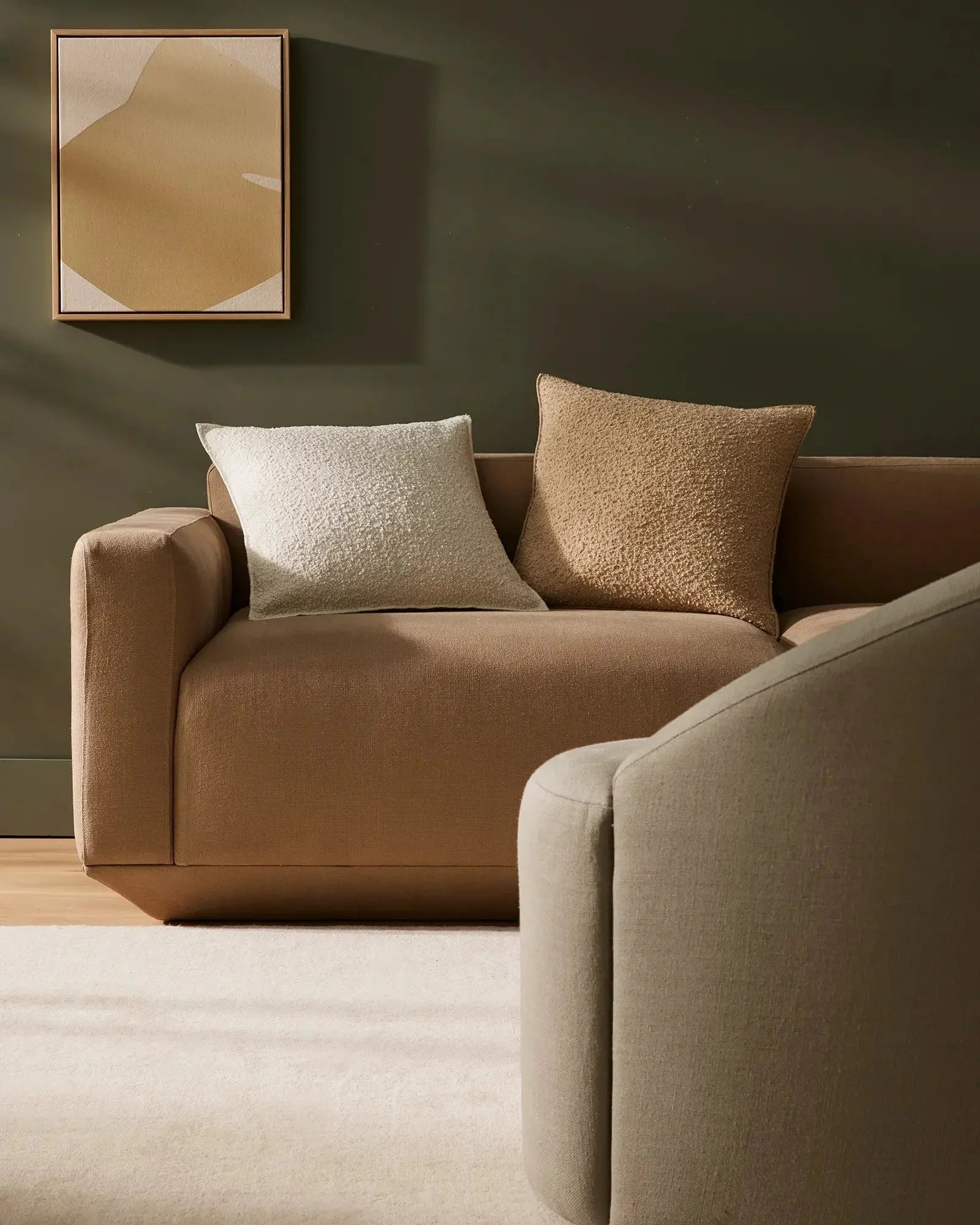 Weave - Alberto Ivory Cushion - 50 x 50cm