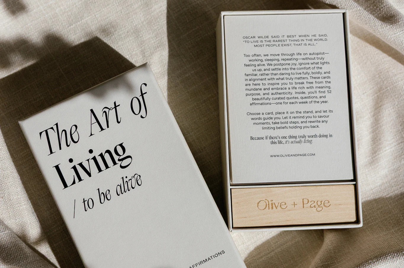 The Art of Living / to be alive