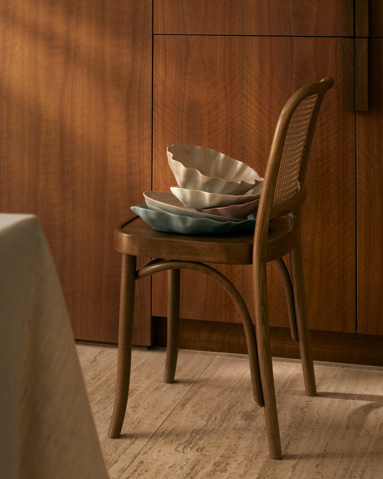 Ruffle Bowl Chalk White (M)