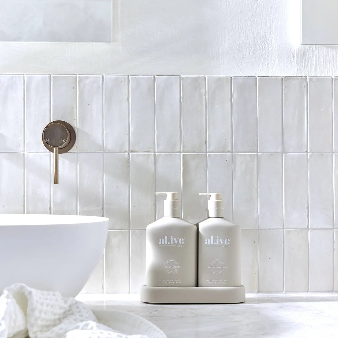 ali.ve - wash & lotion duo - sea cotton & cocount