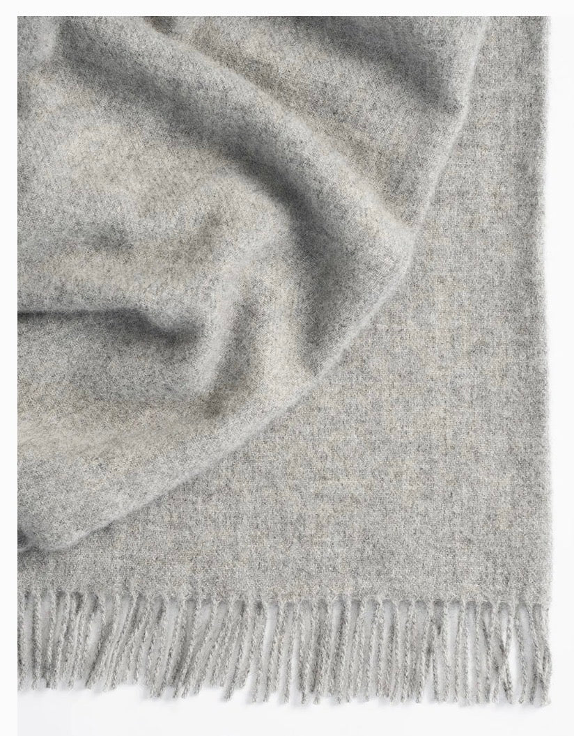 Nevis Throw Blanket - Ash