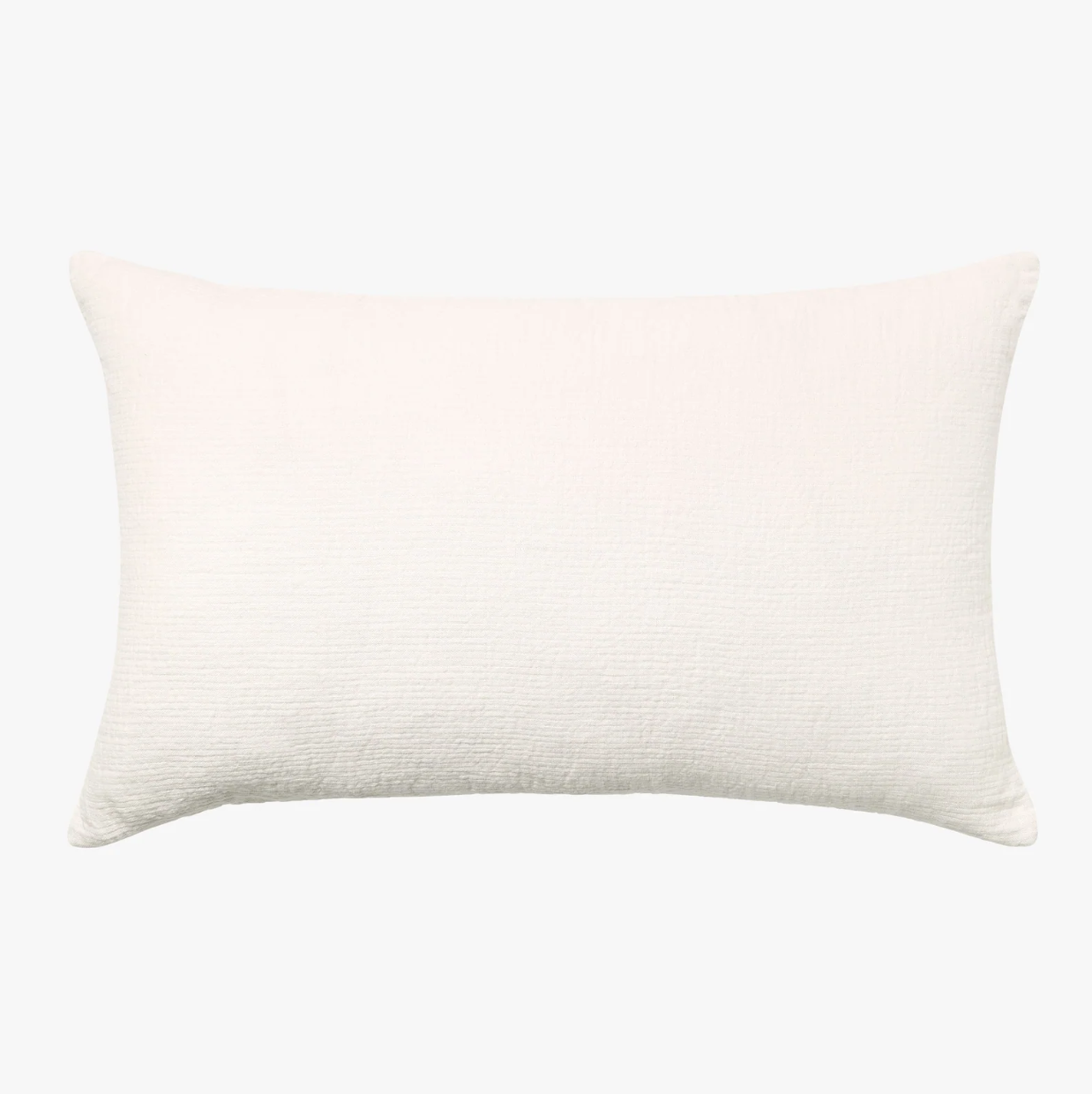 Ava Chalk Pure Linen Rectangle Cushion - 65 x 40cm