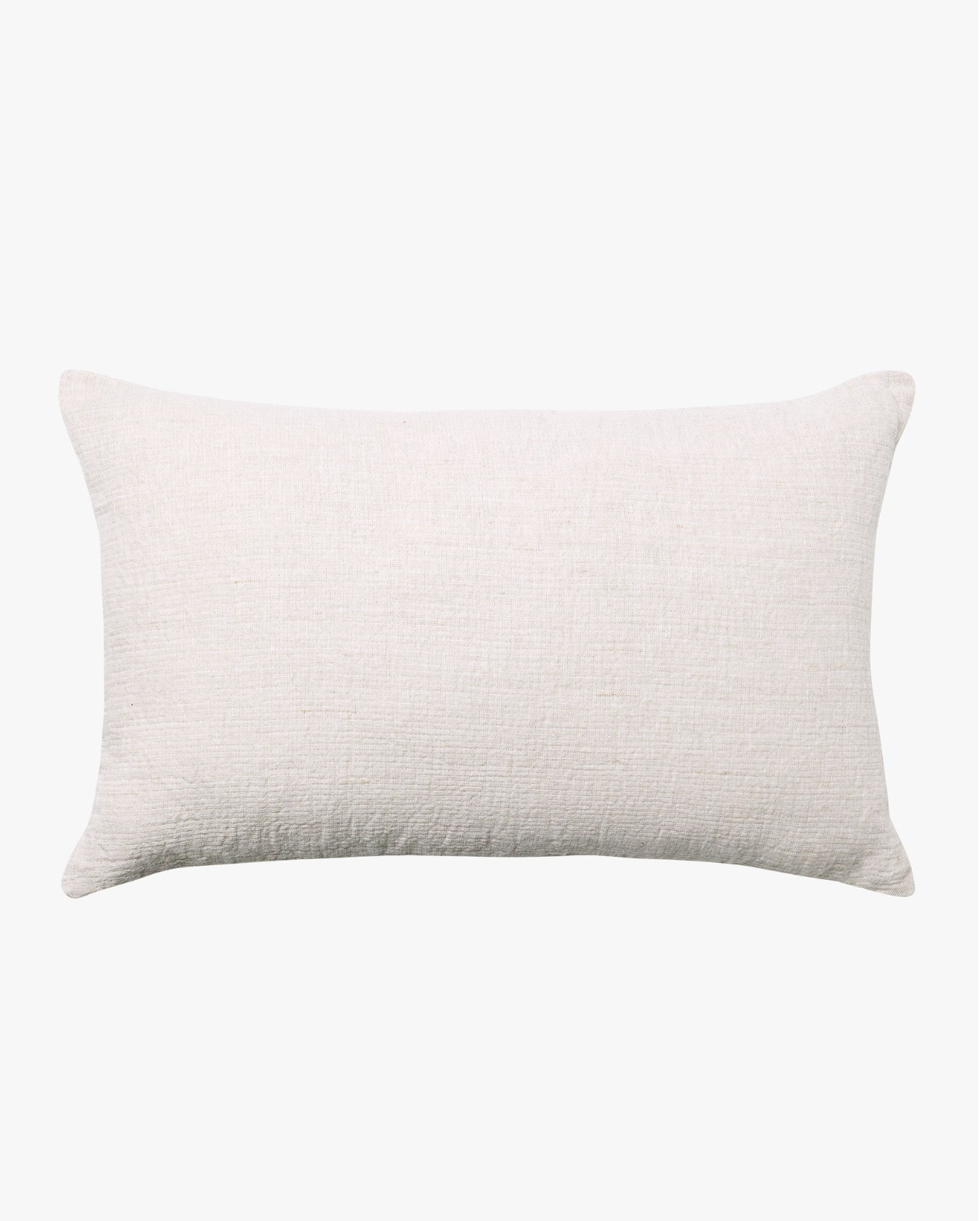 Ava Nougat Pure Linen Rectangle Cushion - 65 x 40cm
