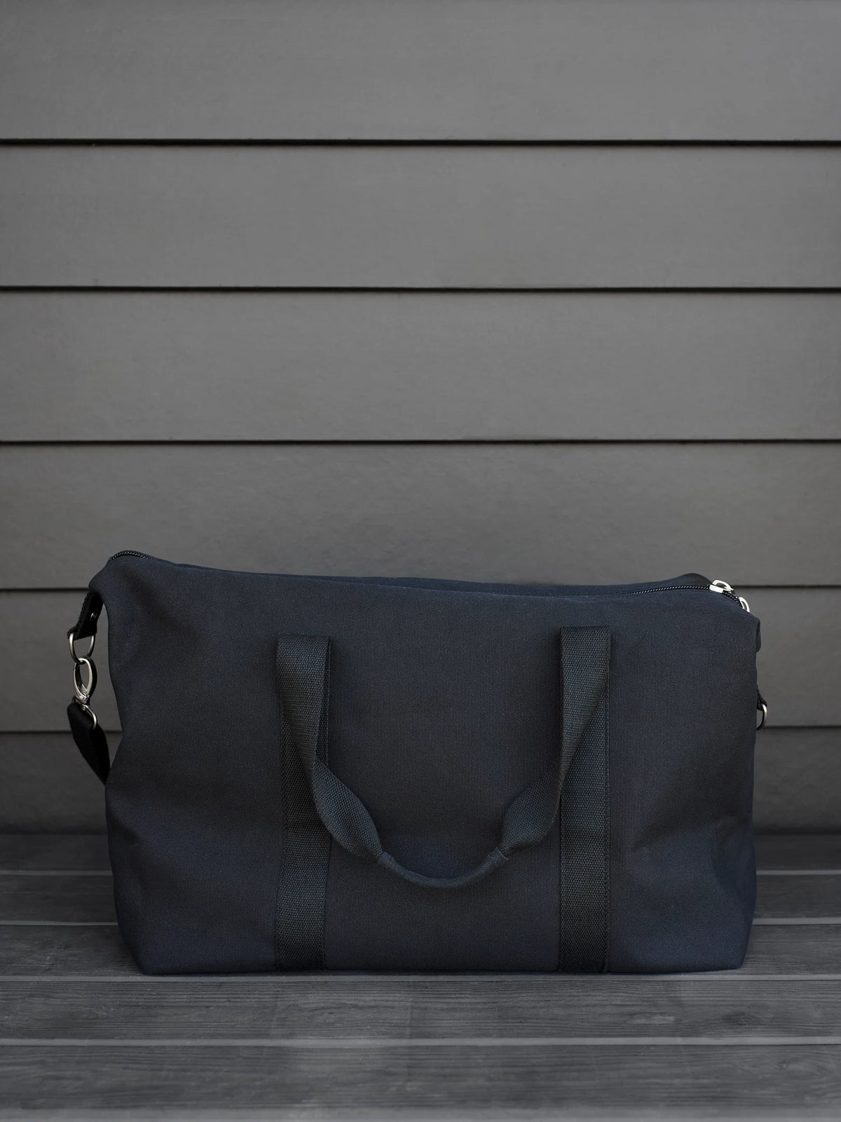 Canvas Weekender Bag - Black