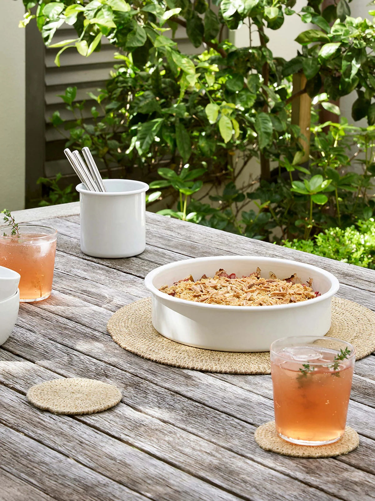 Woven Coaster Set/4