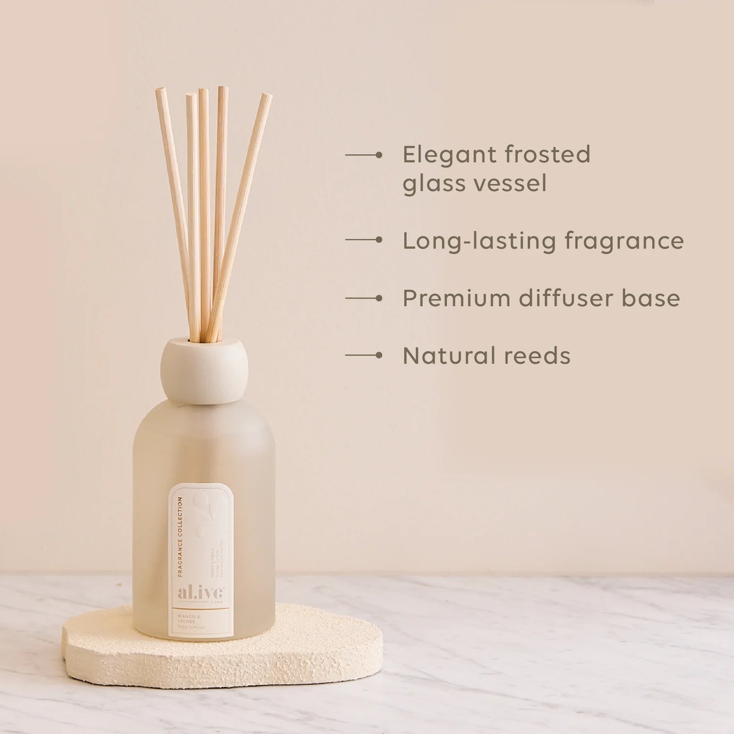 a.live reed diffuser - mango & lychee