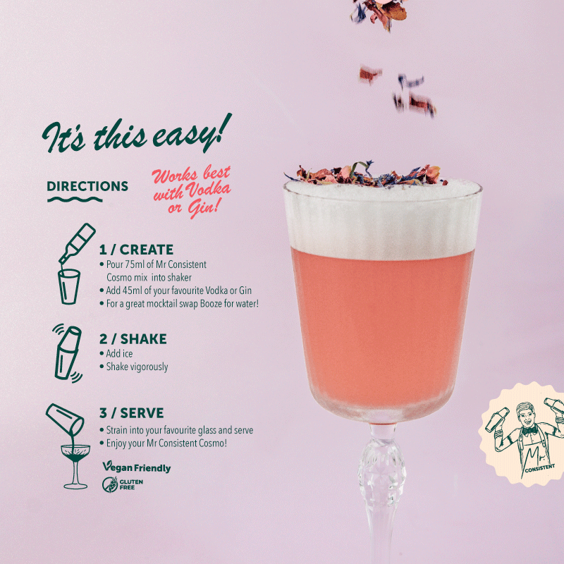 Cosmopolitan Cocktail Mixer