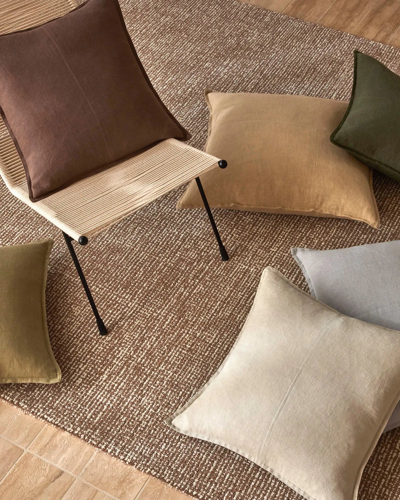 Weave - Como Mocha Cushion - 50 x 50cm