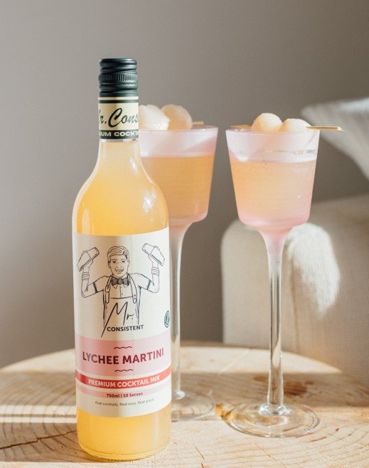 Lychee Martini Cocktail Mixer - 10 Serves
