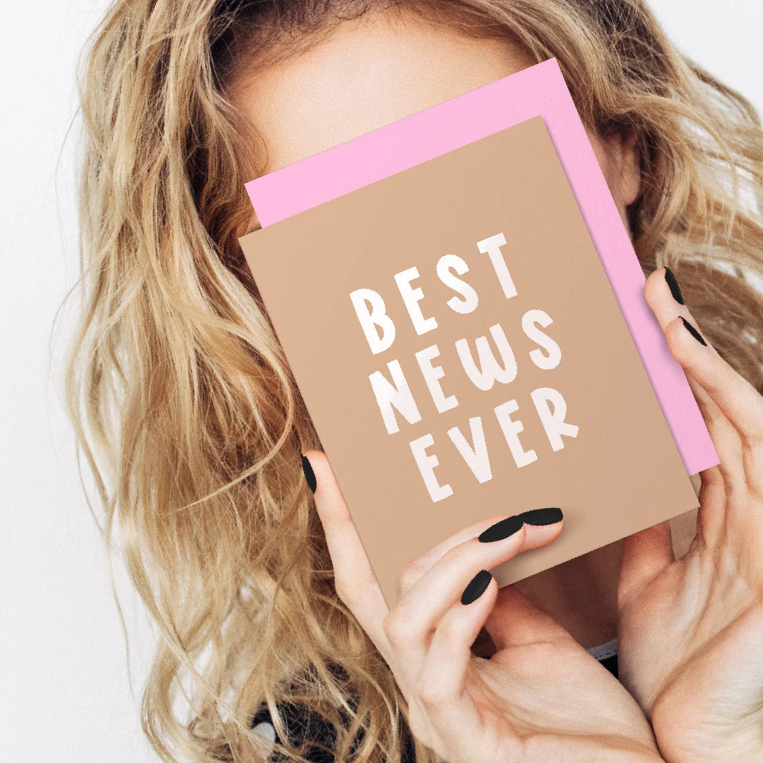 Best News Ever greeting card