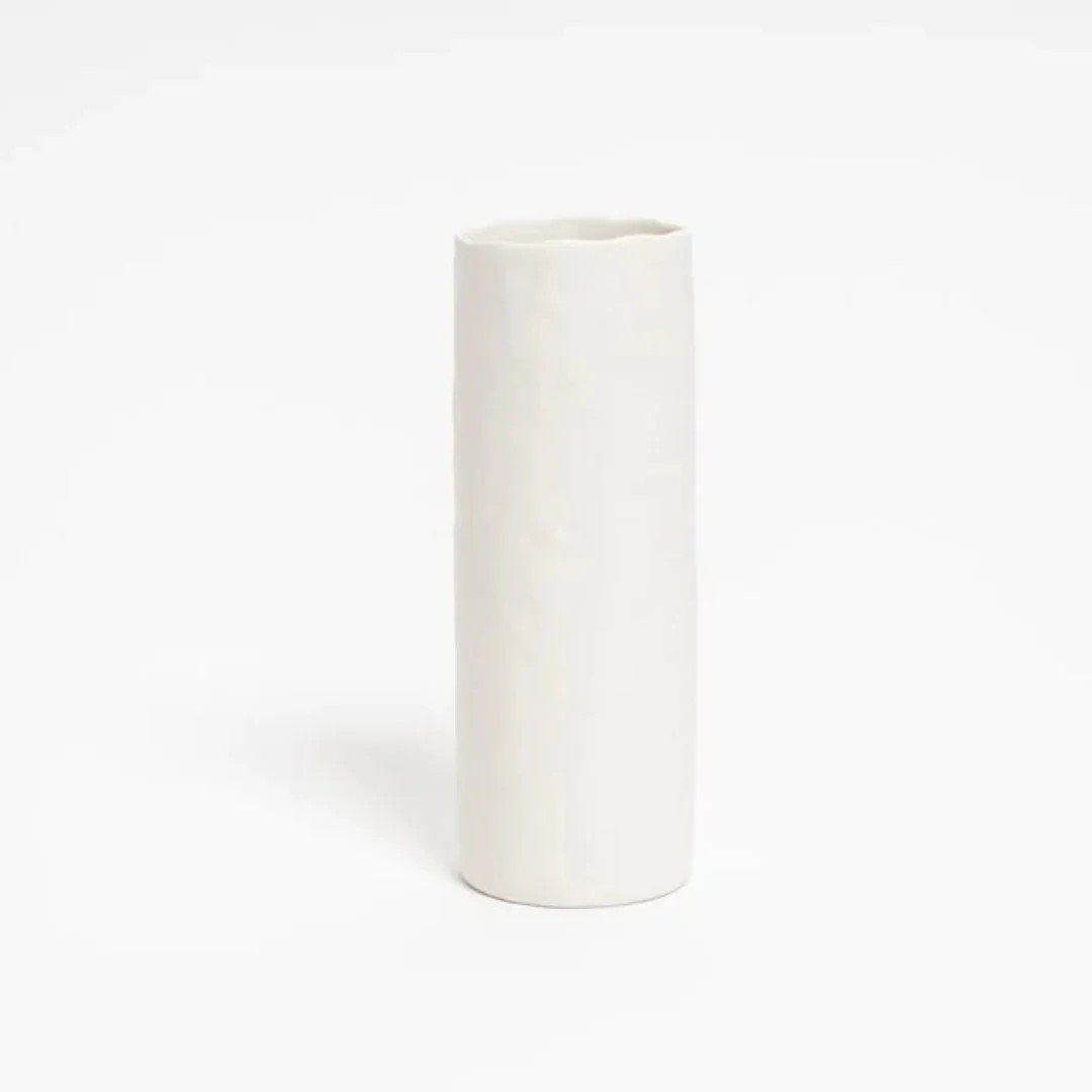 Bernie Vase - White