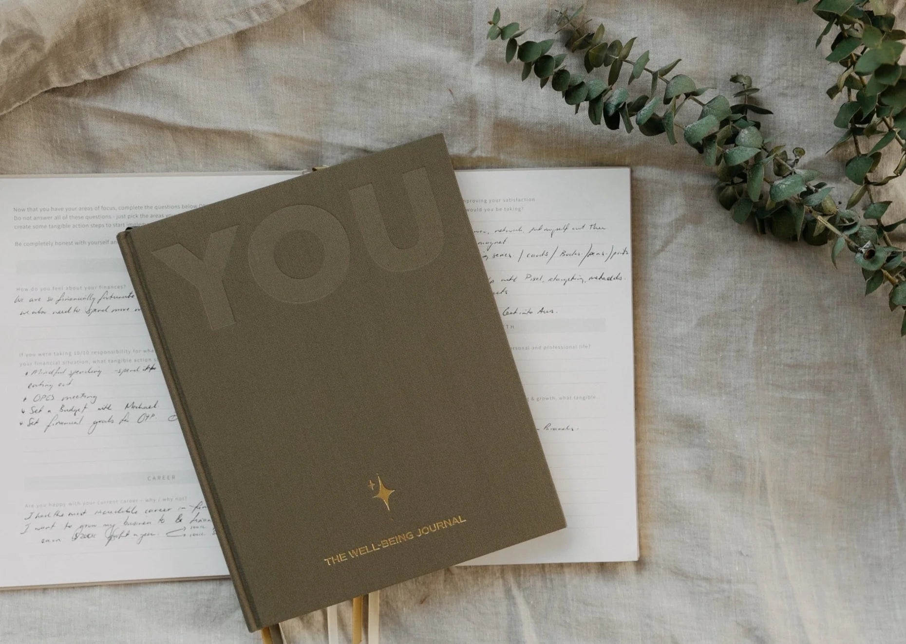YOU. The Well-being Journal - Olive