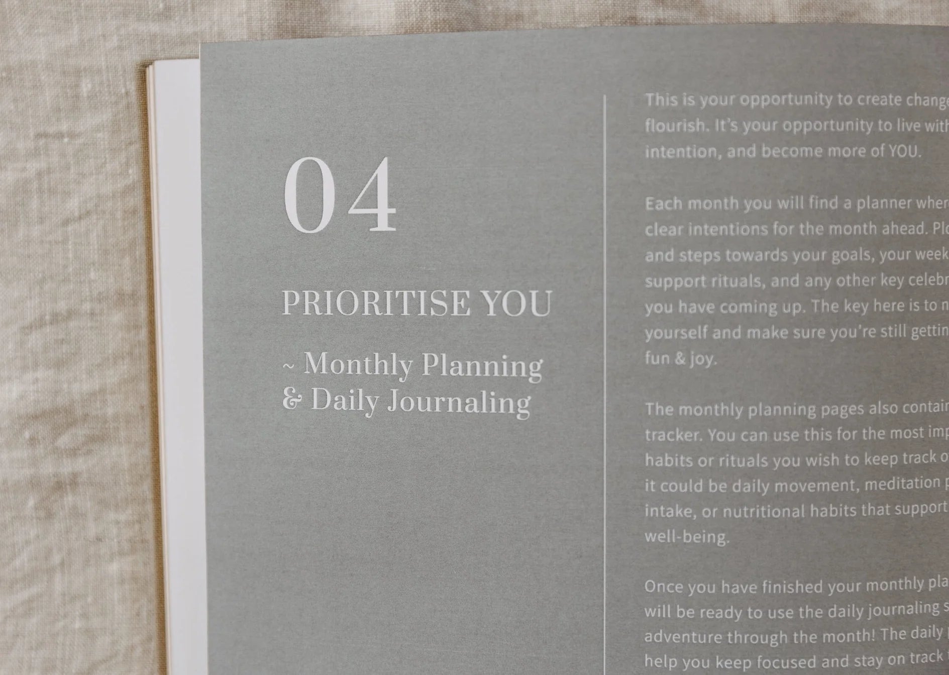 YOU. The Well-being Journal - Olive