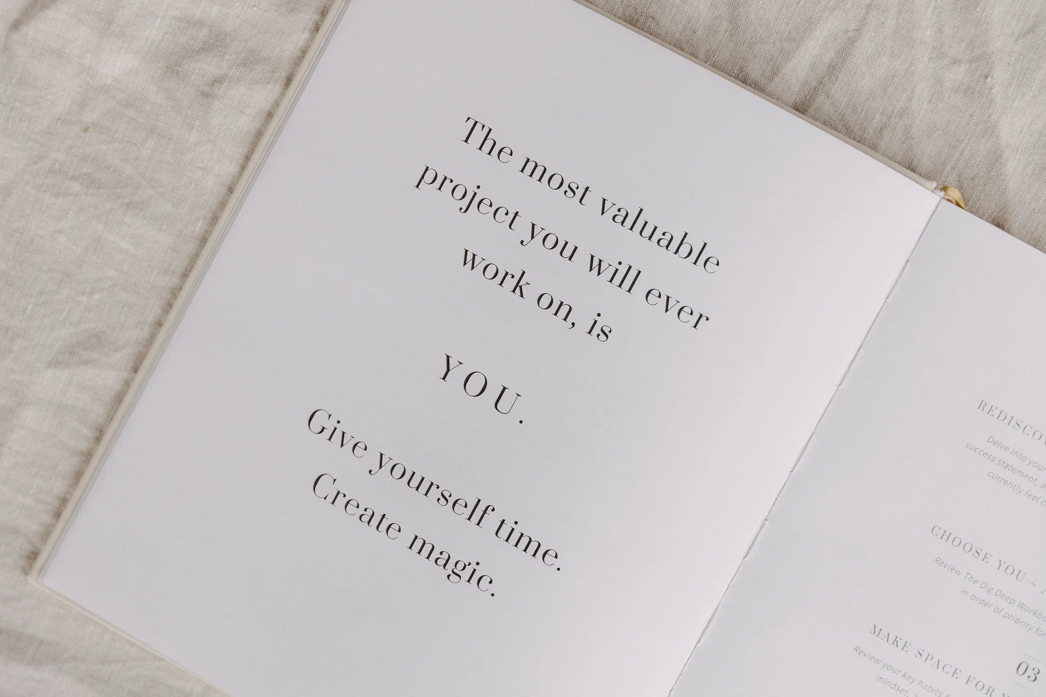 YOU. The Well-being Journal - Sand