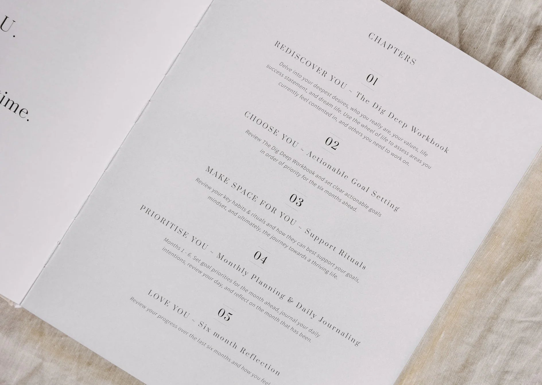 YOU. The Well-being Journal - Sand