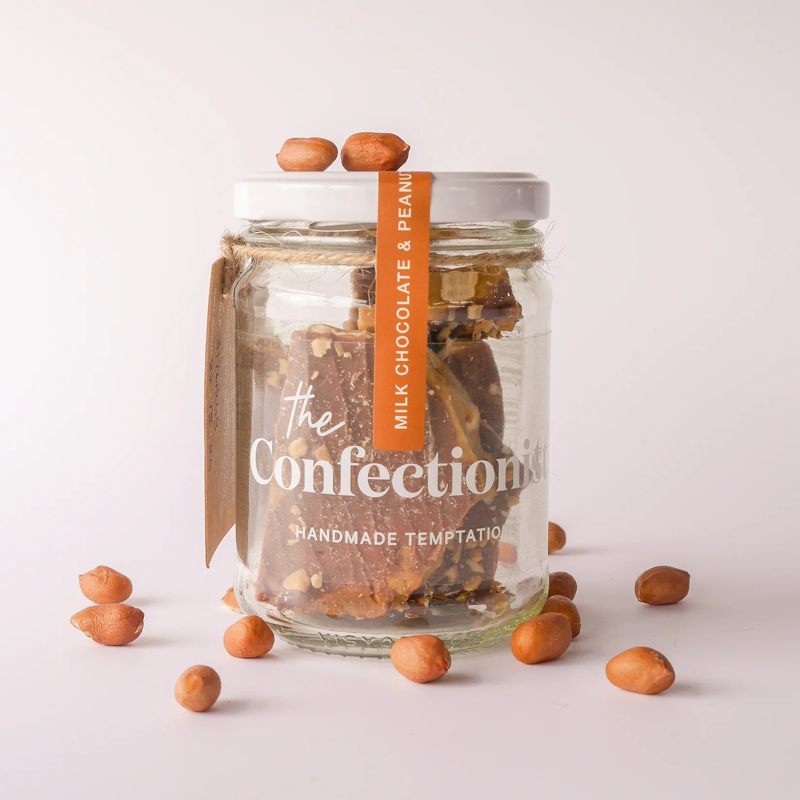 Milk Chocolate + Peanut Toffee | 85g Jar