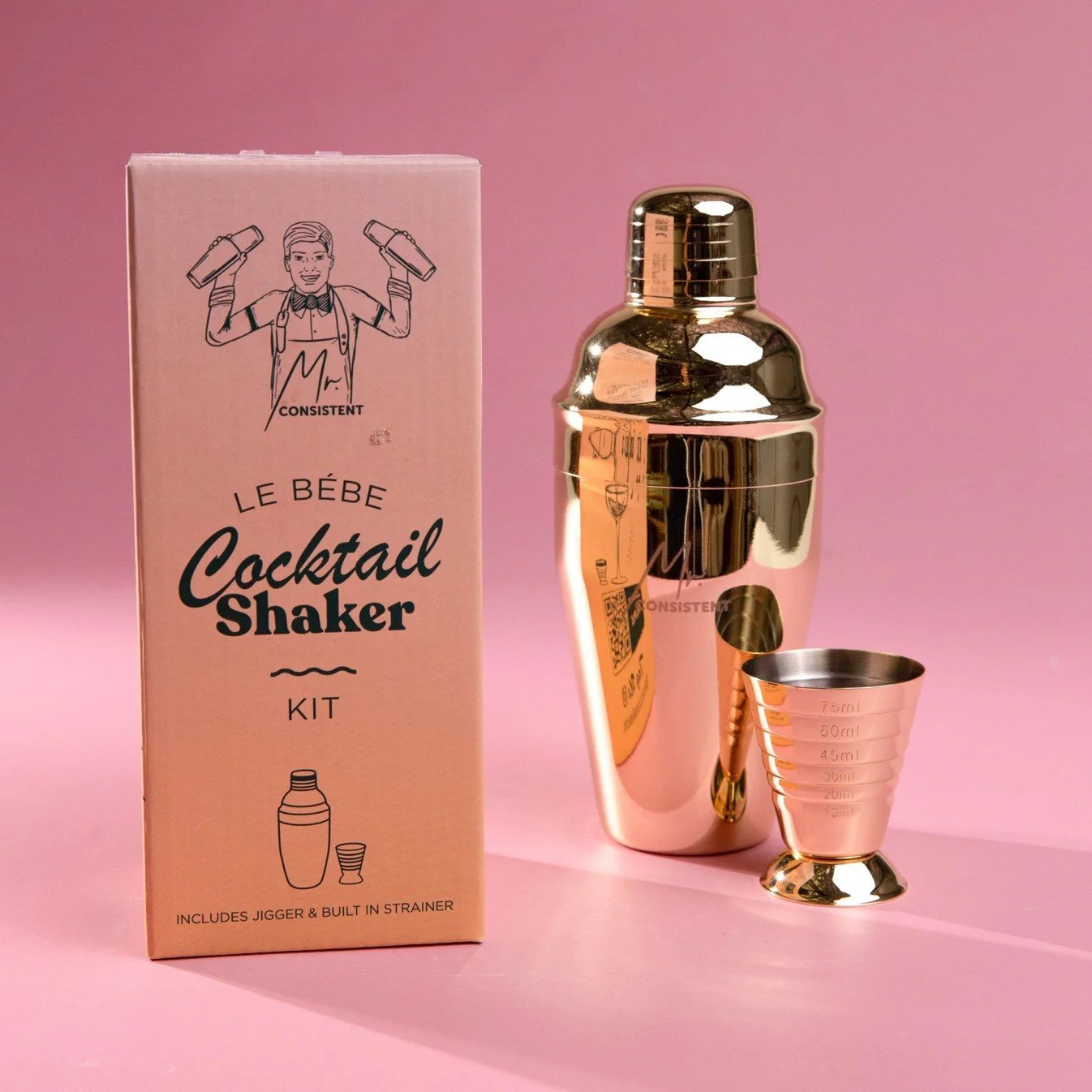 Le Bebe Cocktail Shaker - Rose Gold