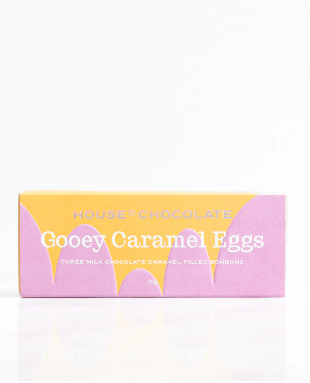 Three Piece Gooey Caramel Egg Bonbons