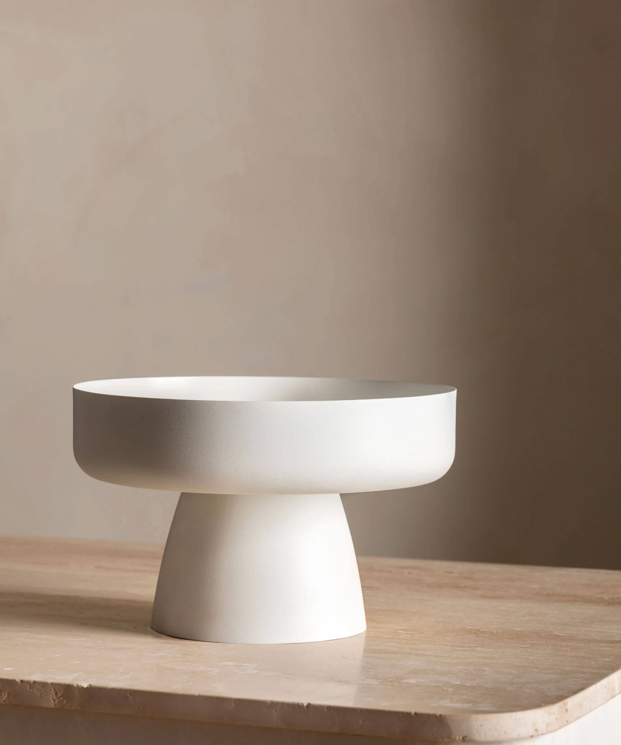 Mona Pedestal - Chalk