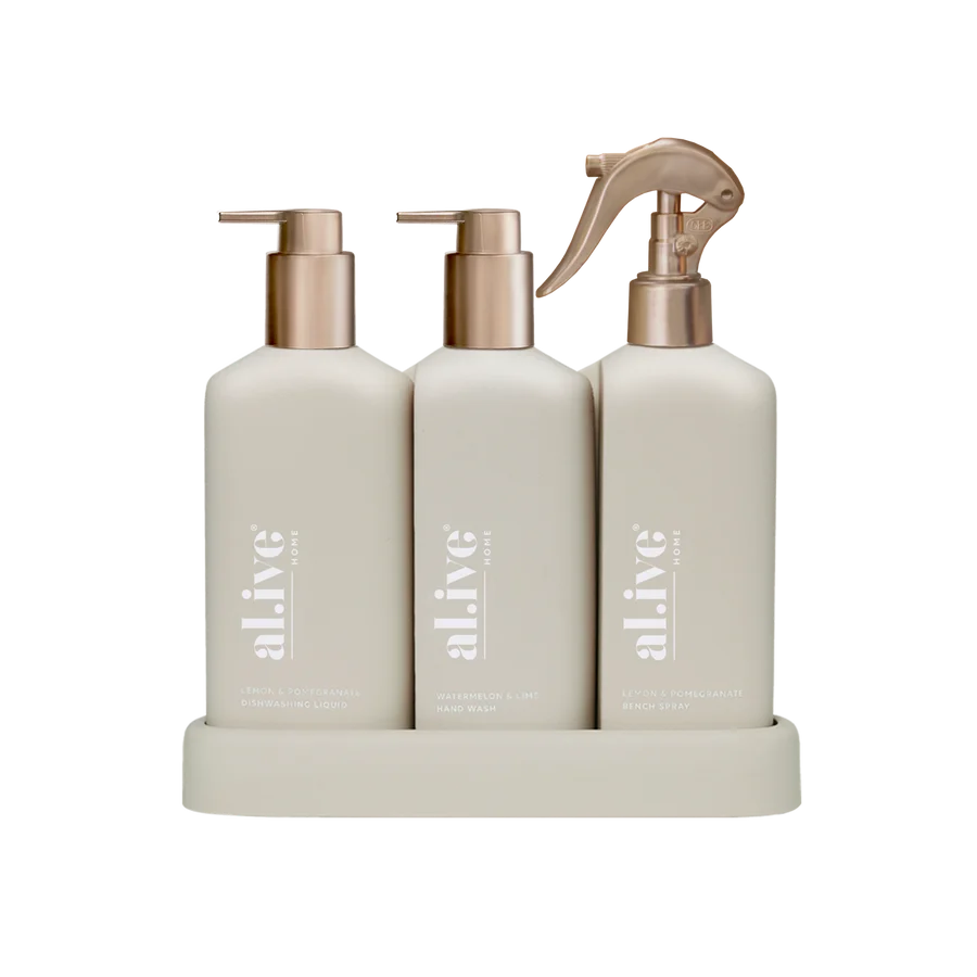 Stone Kitchen Trio | Bronze Edition - Lemon & Pomegranate + Watermelon & Lime
