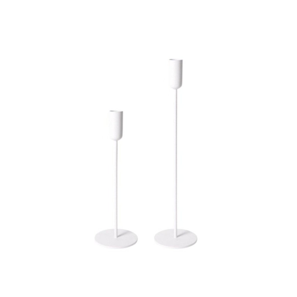Mona Candle Holder Set - Chalk