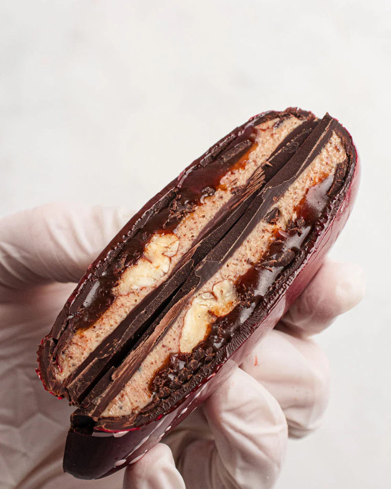 Pecan Praline & Caramel Milk Chocolate Heart