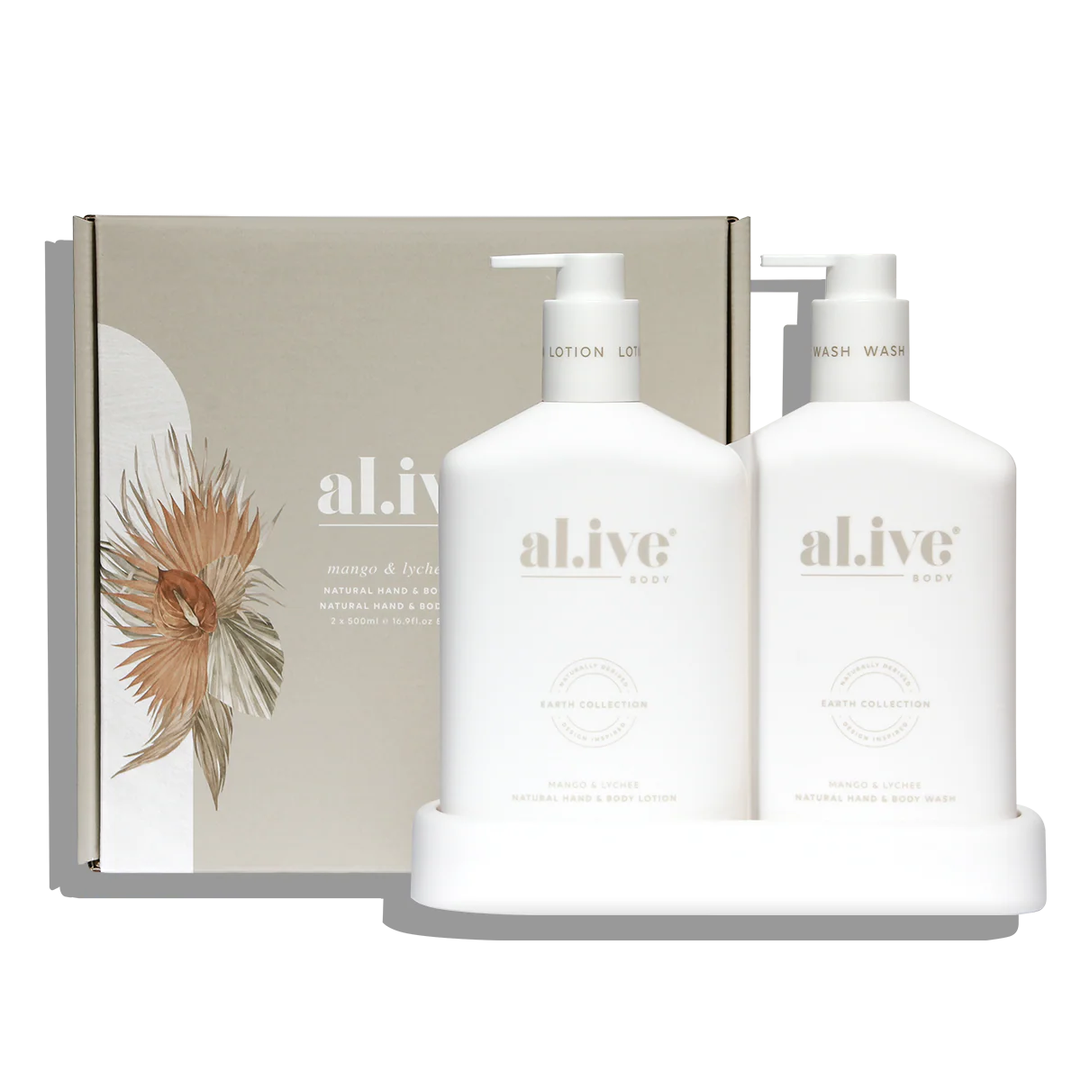 ali.ve - wash + lotion duo - mango & lychee