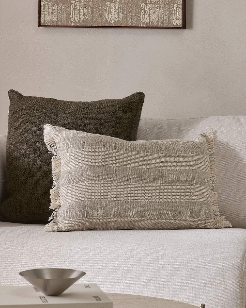 Baya - Carson Natural Cushion - 40 x 60cm
