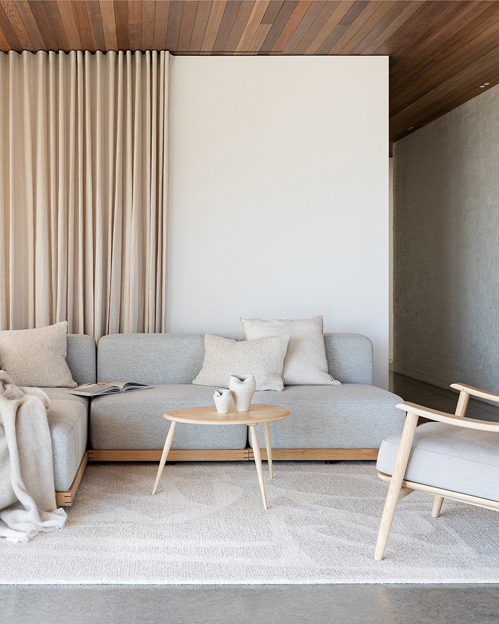 Cyprian Oatmeal Lumbar Cushion - 40 x 60cm
