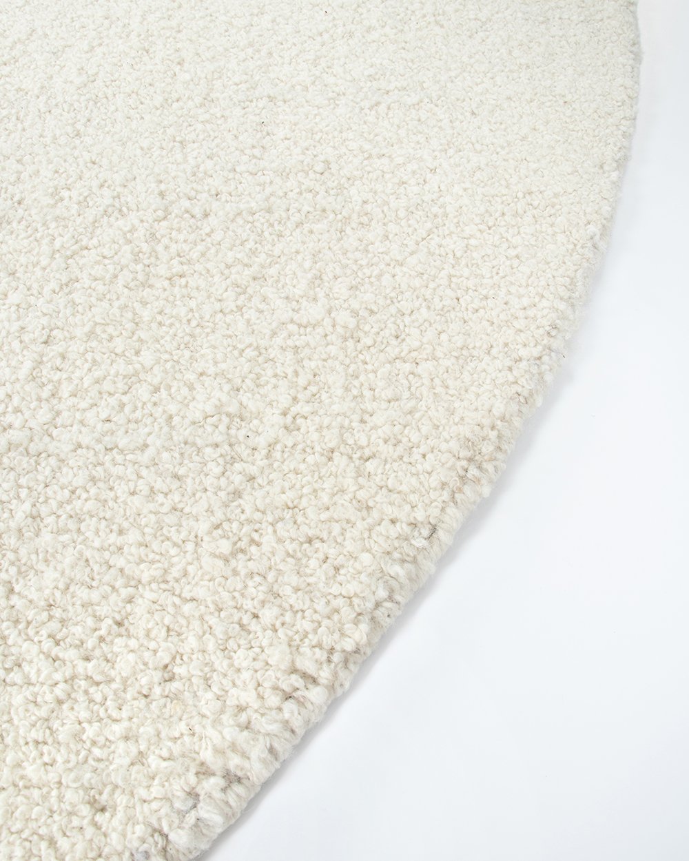 Baya | Dorset Round Rug - Natural White