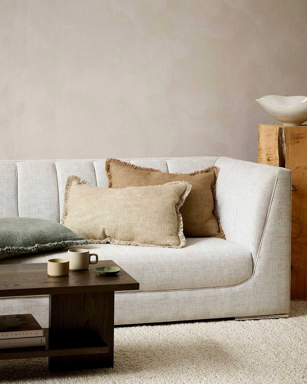 Dover Cushion Natural - 40 x 60cm