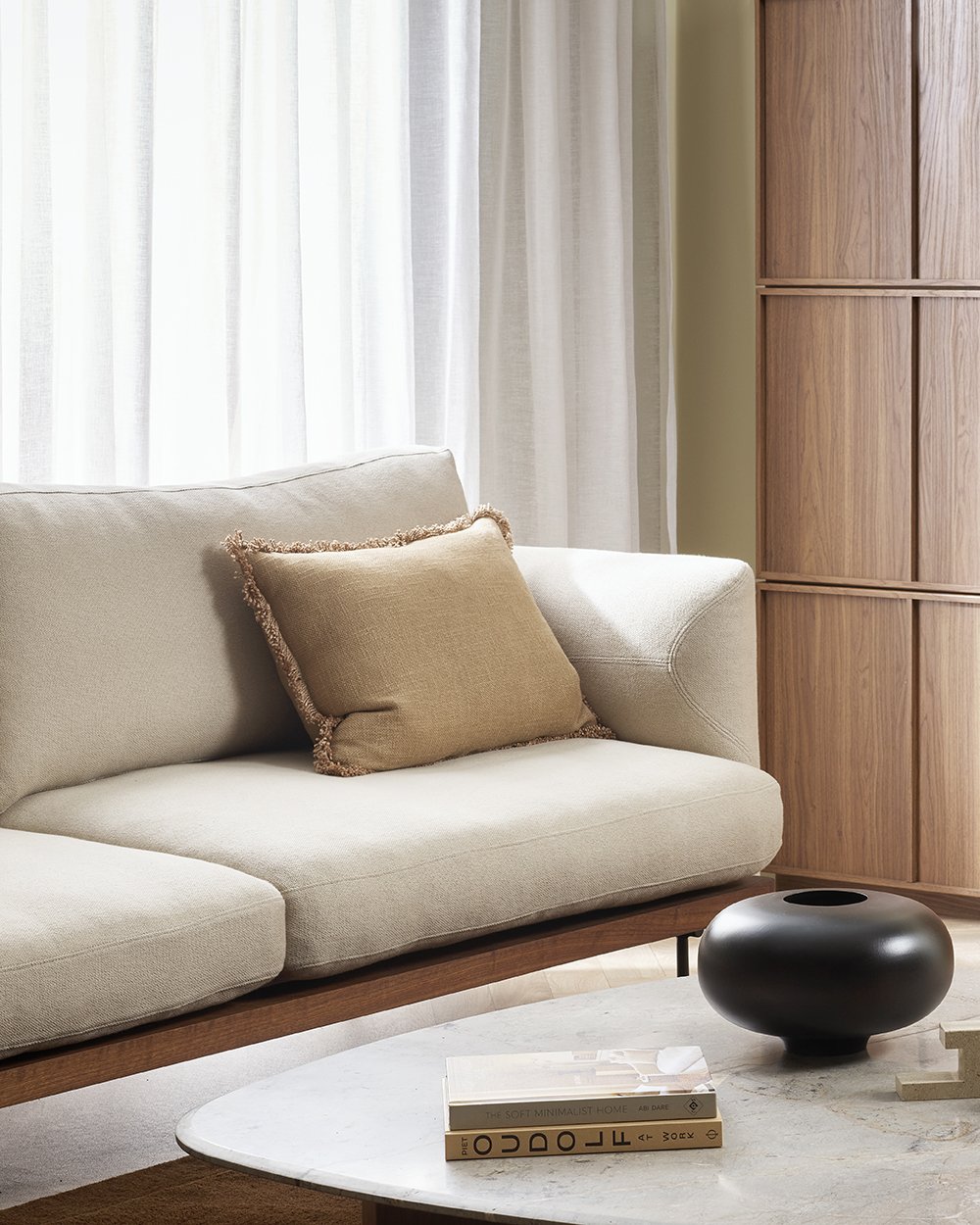 Dover Cushion Tan - 40 x 60cm