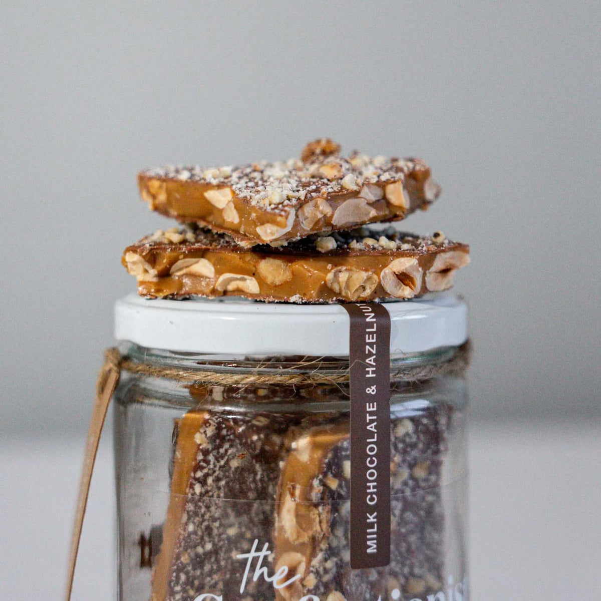 Milk Chocolate + Hazelnut Toffee | 85g Jar