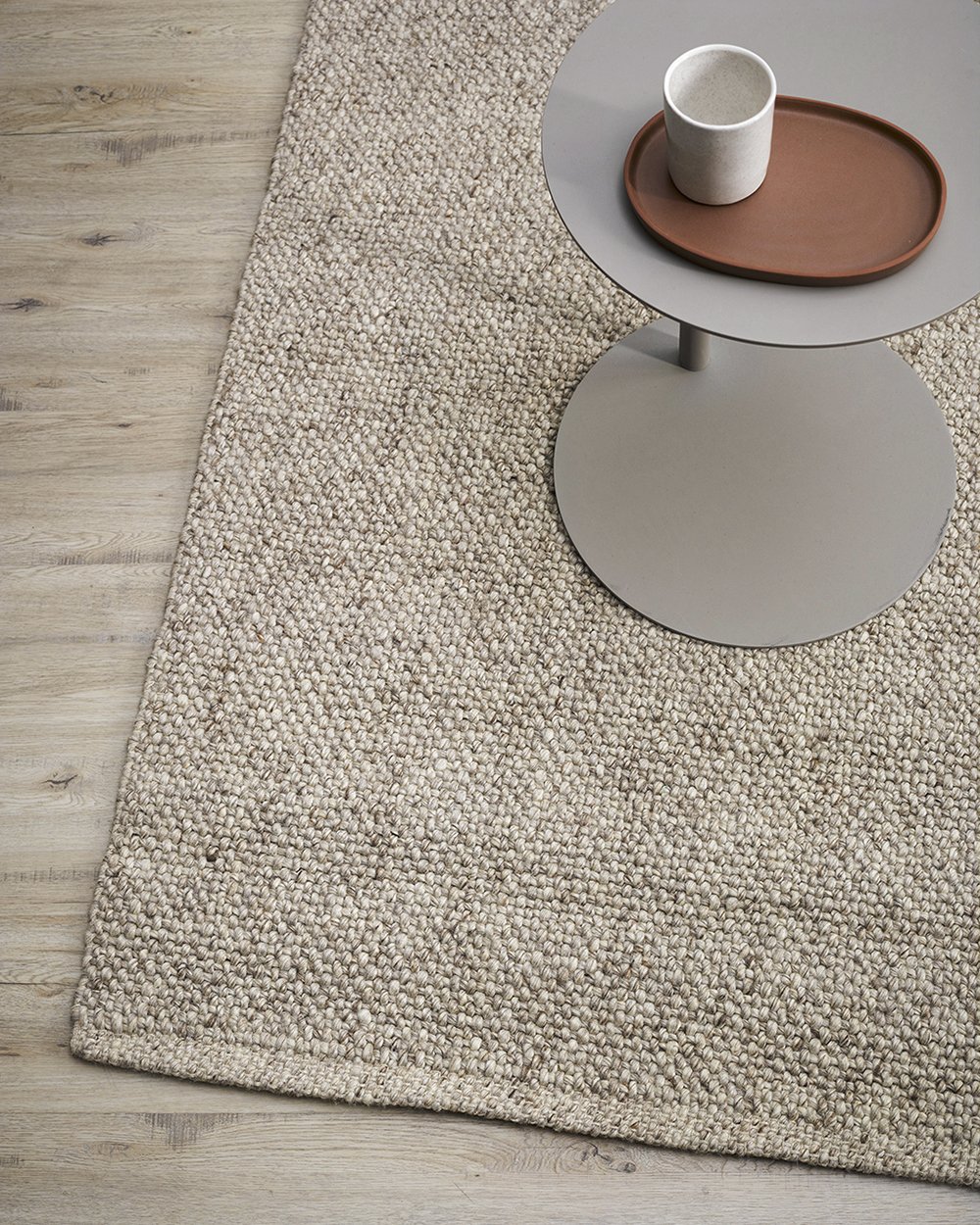 Baya | Nebraska Floor Rug - Pebble