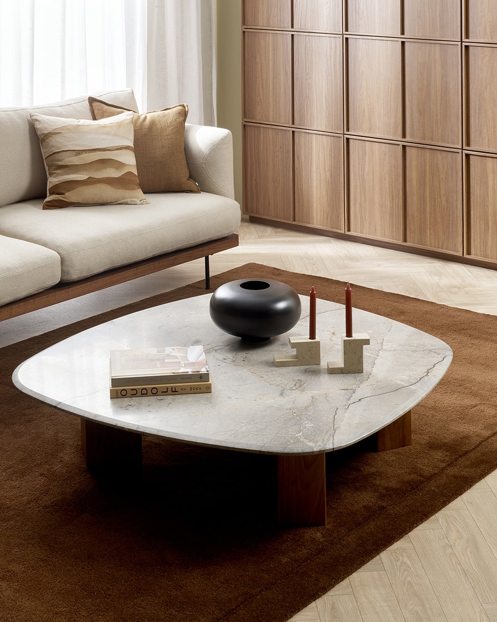 Baya | Norfolk Floor Rug - Chocolate