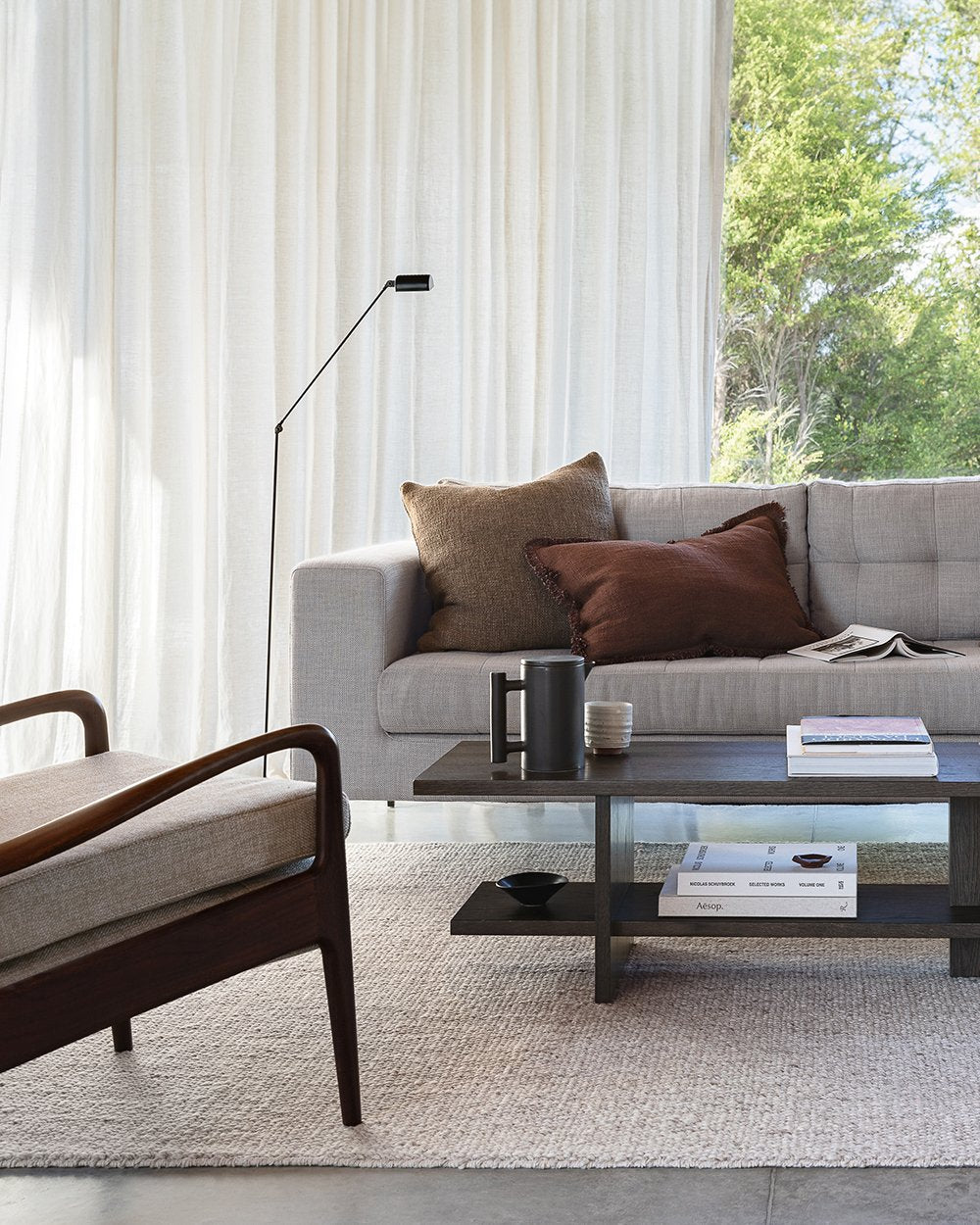 Baya | Omaha Floor Rug - Pebble