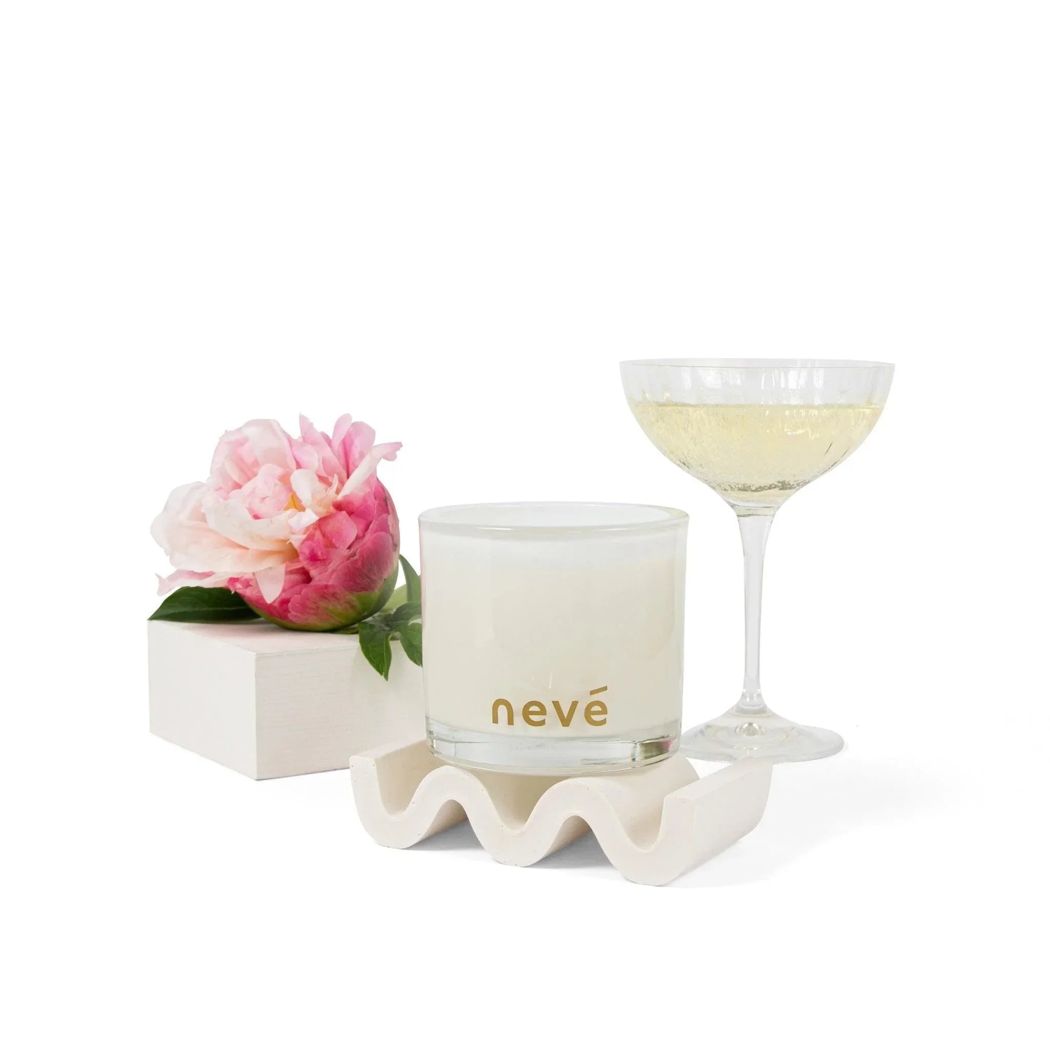 Neve - Pink Peony + Prosecco Candle