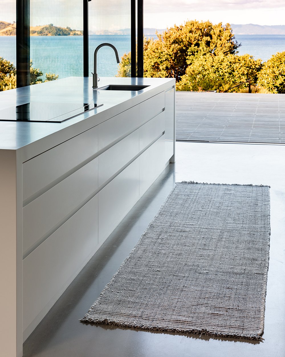 Baya | Rhodes Floor Runner - Slate