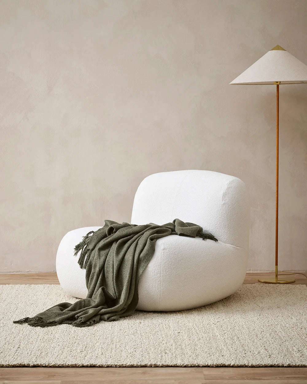 Baya - Richmond Olive Throw
