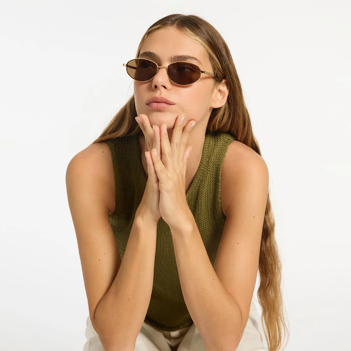 Enigma Gold Sunglasses - libandlu
