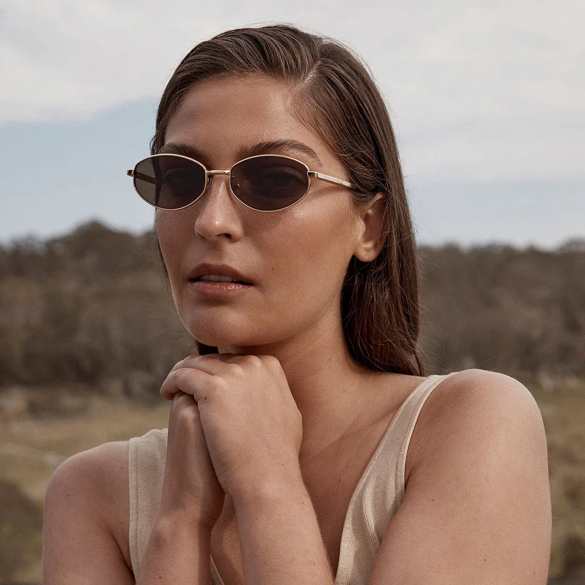 Enigma Gold Sunglasses - libandlu