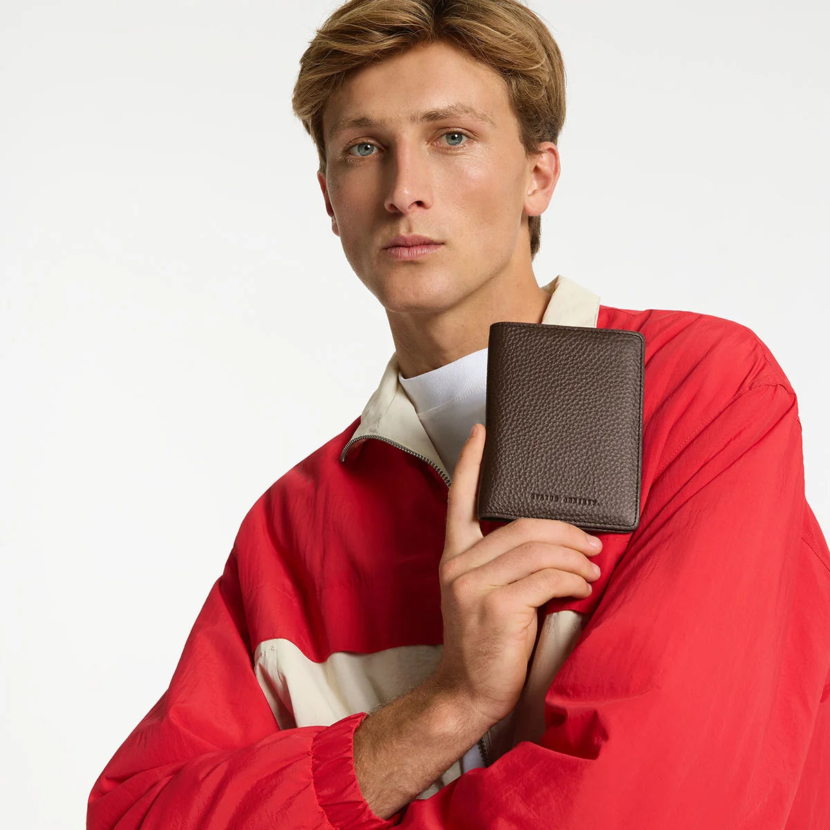 In Transit Leather Passport Wallet - Cocoa