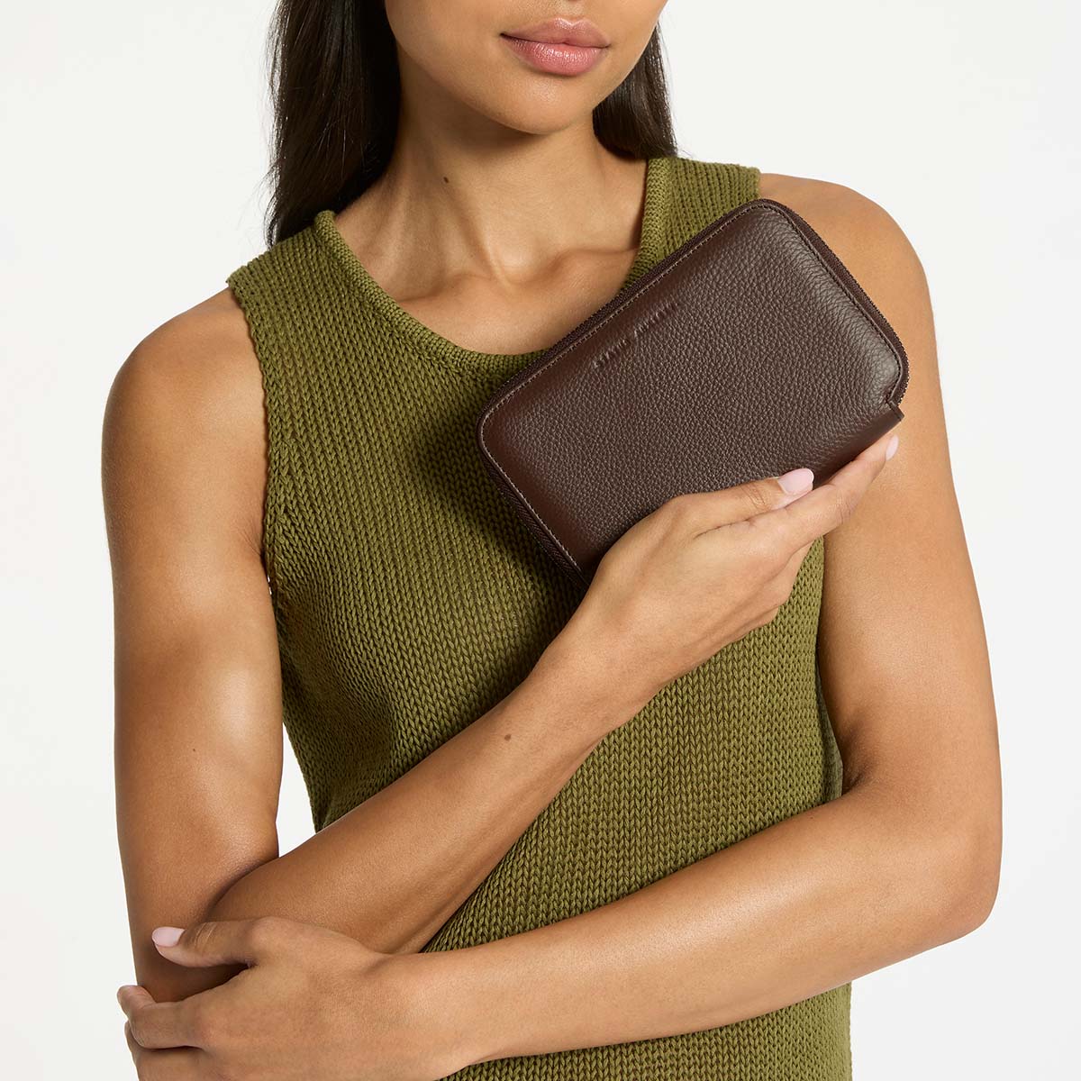 Nowhere To Be Found Passport Wallet - Cocoa
