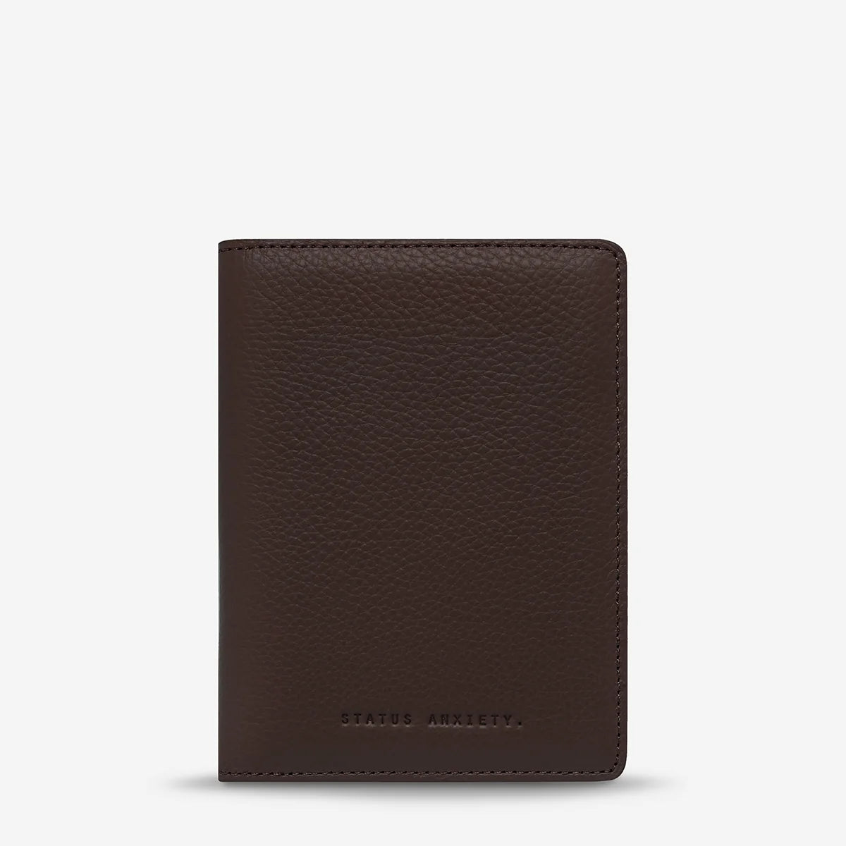 In Transit Leather Passport Wallet - Cocoa