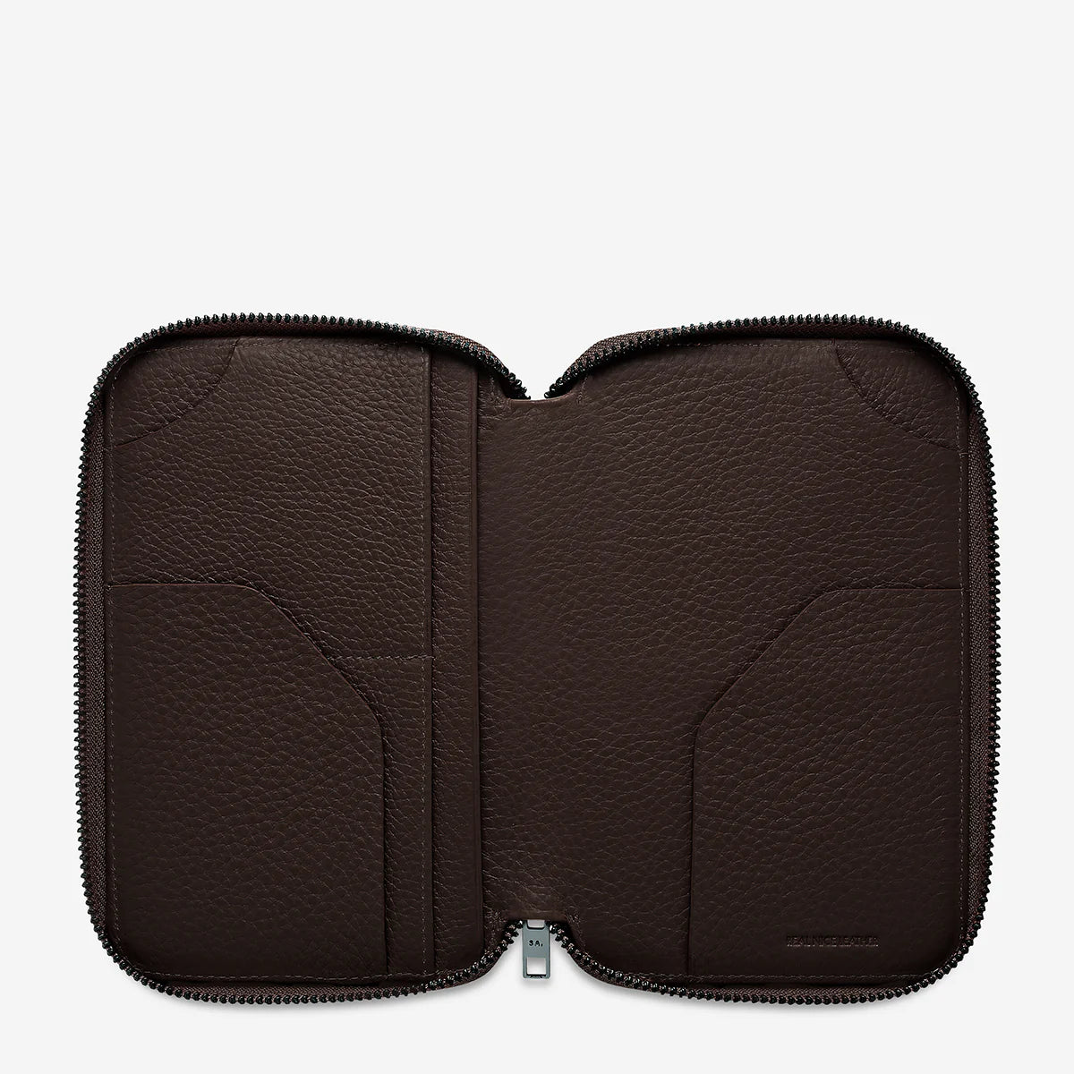 Nowhere To Be Found Passport Wallet - Cocoa