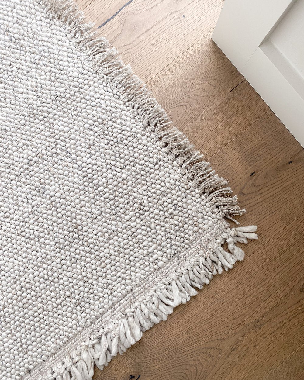 Baya | Ulster Floor Runner - White