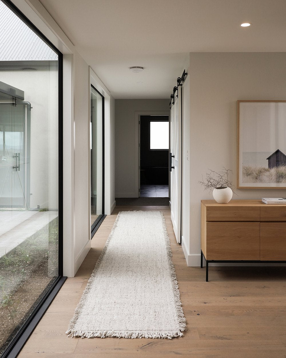 Baya | Ulster Floor Runner - White