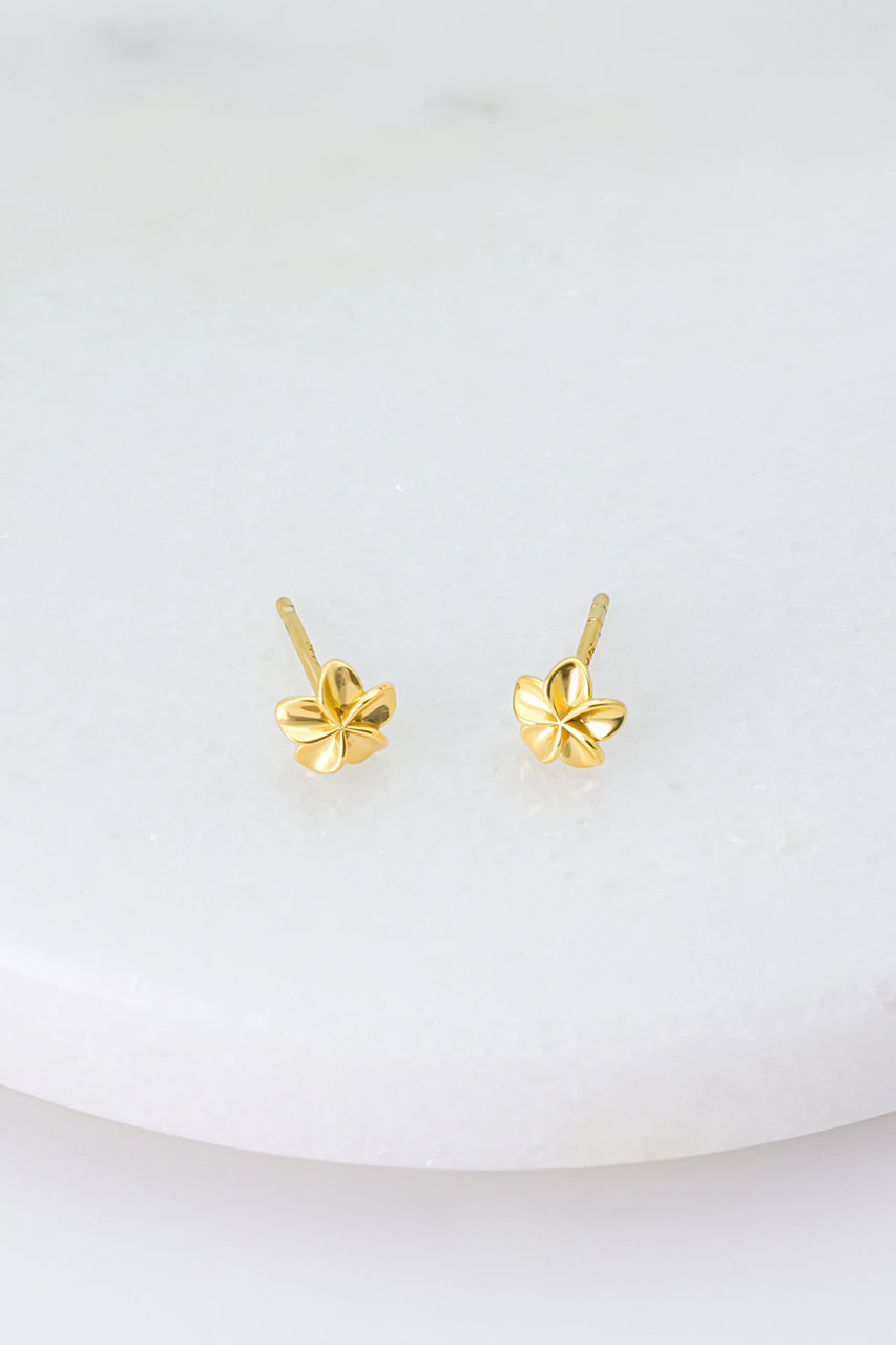 Flower Stud - Gold