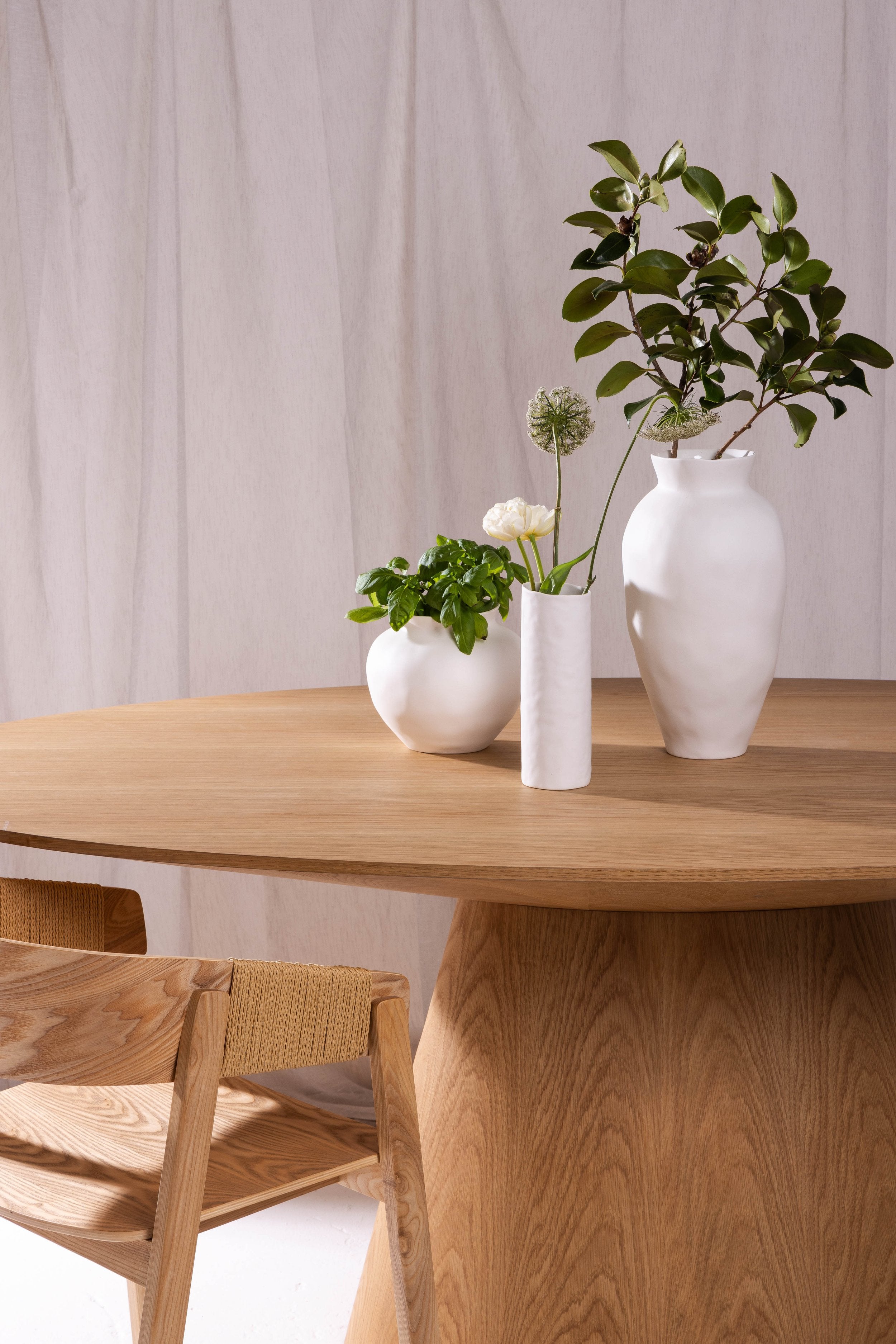 Bernie Vase - White